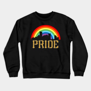 PRIDE Rainbow Pittsburgh Crewneck Sweatshirt